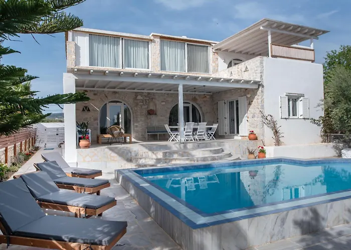 Nyaraló Cavos Paros Two-bedroom With Private Pool & Jacuzzi *