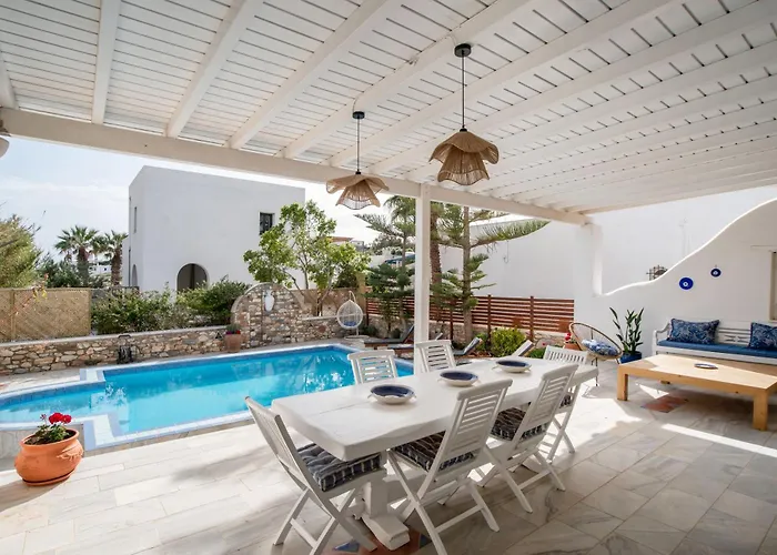 Cavos Paros Two-bedroom With Private Pool & Jacuzzi Feriehus *